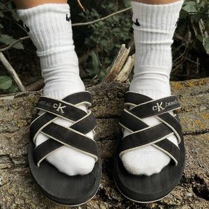 **SOLD** VINTAGE CALVIN KLEIN SANDLES